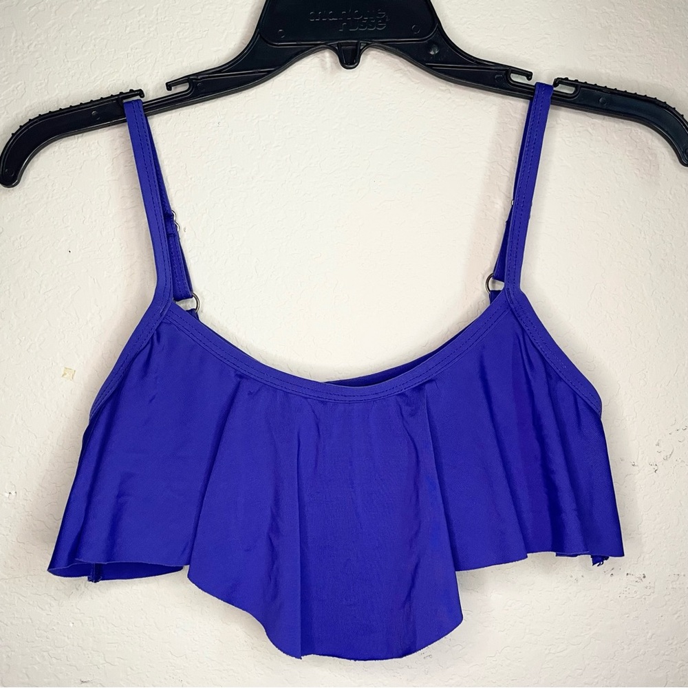 VM Vibrant Purple Swimwear Bikini Top Women's Size XS Adjustable Straps Target